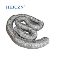 Conduit flexible en aluminium isolé pour économie d'énergie, conduit HVAC pour systèmes HVAC et usage industriel, installation facile
