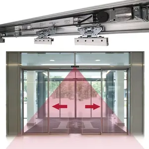 Ouvre-porte coulissant en verre intérieur 120 kg Moteur DC24V Opérateur de porte automatique - Product Image 4