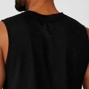 Débardeur en coton respirant pour hommes personnalisé Fitness musculation entraînement Gym Stringer Singlet Gym débardeurs gilet d'entraînement pour hommes - Product Image 1