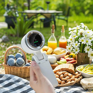 Ventilador de Cuello USB Plegable, Recargable, con Enrollador, HVLS, Personalizado, con 5 Velocidades, 4-6 Horas de Duración, para Uso Doméstico, en el Automóvil y al Aire Libre - Product Image 1