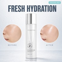 Brume hydratante et réhydratante pour le visage au polysaccharide de Tremella 120ml, OEM, marque privée pour adultes