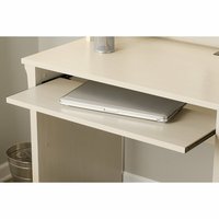 Bureau à domicile Bureau d'ordinateur moderne avec huche Table d'étude blanche avec étagère à livres pour enfants