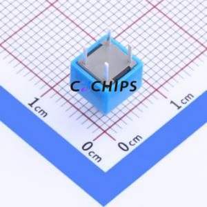 BTSA-N-P-0 Push Button Switch Through hole Component (THT) Switch No Lock Square Button Through Hole 50mA - Product Image 2