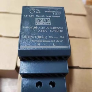 HDR-30-5 15W 3A 5V ราง DIN แหล่งจ่ายไฟรูปทรงขั้นบันไดขนาดเล็กบางแหล่งพลังงาน 5V DC ปรับได้ 88-264VAC - Product Image 1