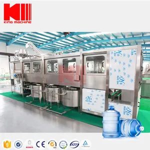Automatic Big Barrel 10L 19L 20L Dispenser Bottled 5 Gallon Drinking Water Plant Line Rinsing Filling Capping Machine