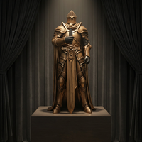 Statue de Porte-Sabre en Fibre de Verre sur Mesure, Taille Réelle, Sculpture à Vendre