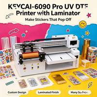 Imprimante UV de bureau 6090 à plat pour tête d'impression XP600 avec alignement visuel automatique, pour transfert d'étiquettes en cristal et impression de cadeaux