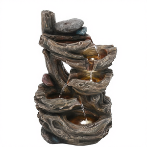 Vente en gros de fontaines à eau en résine moderne pour piscine et barbecue, décoration de jardin, fournisseur direct de Chine - Product Image 4