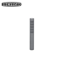Microphone à condensateur XLR omnidirectionnel professionnel, léger, portable, en plastique, pour studio d'enregistrement et diffusion, filaire, anti-bruit