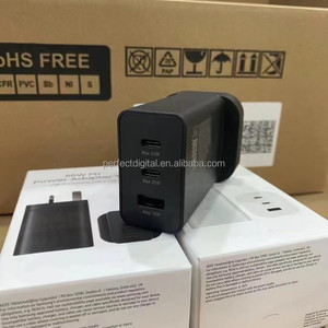 Precio de fábrica 3 puertos USB A + USB C <span class=keywords><strong>Cargador</strong></span> de pared Cubo 65W PD Adaptador de corriente <span class=keywords><strong>Trio</strong></span> para <span class=keywords><strong>Samsung</strong></span> <span class=keywords><strong>Cargador</strong></span> Tipo C - Product Image 2