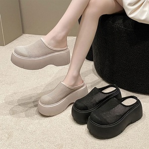 <b>Spring</b> Autumn New Style Women's Platform Outdoor Slip-On High Heeled Thick Soled Fashionable Ankle Length Short <b>Boots</b> - Product Image 4