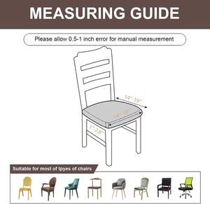 Polyester ghế bao gồm 100% máy có thể giặt không trượt ghế bảo vệ cho nhà ăn uống, khách sạn tiệc mua số lượng lớn - Product Image 3