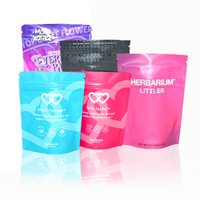 Petits sacs hermétiques biodégradables à impression personnalisée, pochette en aluminium à fermeture éclair 3.5g, 7g, 14g, sac à biscuits en Mylar anti-odeur avec Logo