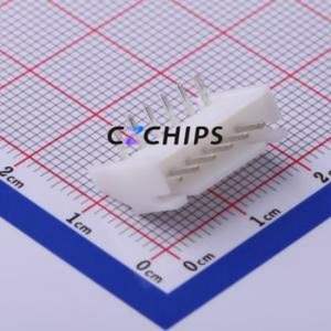 S6B-XH-A-1(LF)(SN) Wire-to-Board Pin Header Bent Lead Through Hole,P=2.5mm Connector 1x6P 2.5mm Right Angle Insert XH - Product Image 1