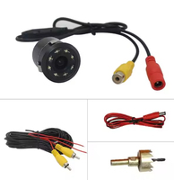 Caméra de recul pour voiture 13 Factory 170 °   Vision nocturne avant/arrière, 8 lumières LED, universel, AHD, étanche IP68
