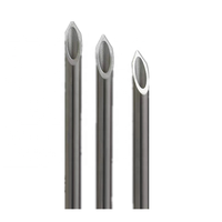 Aguja Hipodérmica de Acero Inoxidable SUS 304 de Alta Calidad, Cánula de Uso Veterinario Reutilizable, Agujas Metálicas de 18G, Marca WN, Diagnóstico