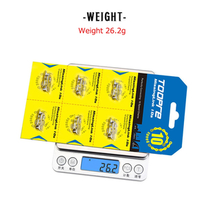 Eslabón rápido de <span class=keywords><strong>cadena</strong></span> MTB, 12V, <span class=keywords><strong>11V</strong></span>, 10V, 9V, 8V, velocidad para apretar, ciclismo de carretera, 6 pares, hebilla mágica para <span class=keywords><strong>bicicleta</strong></span> - Product Image 6