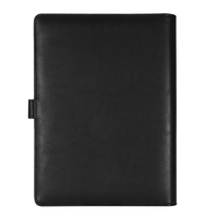 Porte-cartes de visite en cuir PU noir, relié, avec logo personnalisé en feuille d'or, éco-responsable, best-seller, 80 exemplaires