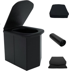 Petite <span class=keywords><strong>toilette</strong></span> de <span class=keywords><strong>camping</strong></span> portable et pliable pour utilisation en extérieur, en voiture, vente en gros, cadeaux d'affaires et promotionnels - Product Image 3
