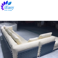 IEasy – canapé d'angle en cuir véritable importé, style italien moderne, vente en gros