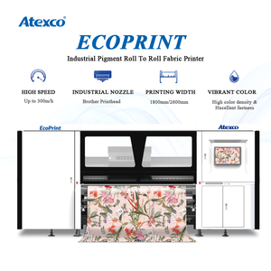 Máquina de Impresión <span class=keywords><strong>Textil</strong></span> Directa a Tela Atexco EcoPrint, 24 Cabezales <span class=keywords><strong>Brother</strong></span>, <span class=keywords><strong>Impresora</strong></span> de Tinta de Pigmento de Alta Velocidad para Producción de Prendas de Vestir - Product Image 1