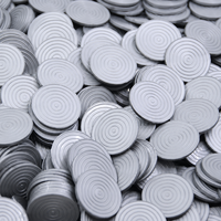 Lot de 10 pièces de pièces de monnaie magiques en plastique pour la pratique des tours de magie, accessoires de manipulation de pièces de monnaie, accessoires de magie pour enfants et débutants