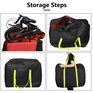 <span class=keywords><strong>Housse</strong></span> <span class=keywords><strong>de</strong></span> protection pour VTT 14 20 26 27.5 pouces Sac <span class=keywords><strong>de</strong></span> <span class=keywords><strong>transport</strong></span> Sac <span class=keywords><strong>de</strong></span> rangement portable pour vélo - Product Image 3