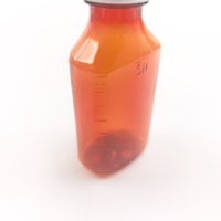 Bouteille ovale en PET Timberlin de 1 oz à 16 oz pour médicaments liquides avec impression sérigraphique et bouchons CR pour sirop