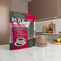 Café Minceur Biyode Max Gluta Burn Mix Naturel pour Hommes Africains, Faible en Gras, Riche en Fibres, Vitamine C, Cure Rapide de 28 Jours, Offre Spéciale