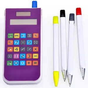 Penjualan laris kalkulator bentuk Iphone matahari kotak kalender kedatangan grosir Tiongkok 12 hari kalkulator hadiah promosi merah muda 12 Digit