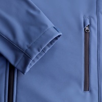 Veste softshell coupe-vent à logo personnalisé pour hommes