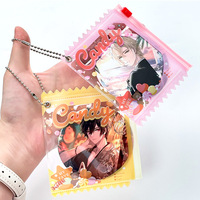 Étui de protection badge sac pendentif badge affichage boîte de rangement transparent badge mallette de rangement petit sac porte-clés pendentif