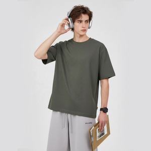 T-shirt pour homme de haute qualité, logo personnalisé, confortable, 100% coton pur, design uni, t-shirt d'été unisexe - Product Image 2