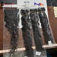 Paquetes de Cabello Humano 100% Virgen Crudo Camboyano al por Mayor, Extensiones de Cabello Rizado Ondulado Suelto Birmano con Cutícula Alineada para Venta a Granel