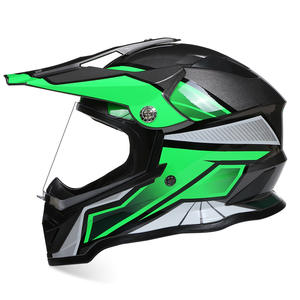 Casques de course tout-terrain de <span class=keywords><strong>moto</strong></span> électrique <span class=keywords><strong>Euro</strong></span> Karting de haute qualité casque intégral de motocross ATV avec lunettes - Product Image 3