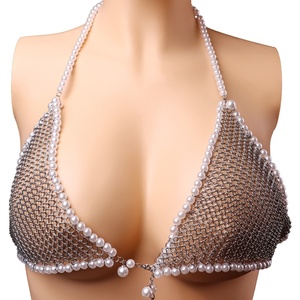 Sujetador Metálico de Diseño Único QKKQ, Lencería Sexy, Ropa Interior Femenina, Lencería Metálica de Malla, Juguetes Sexuales para Parejas, Sujetador Erótico para Mujer - Product Image 1