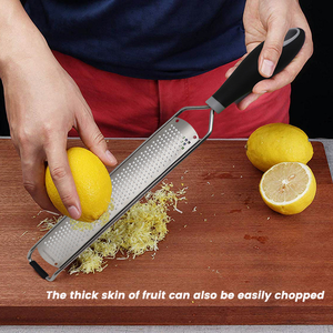 Hot Bán Thép Không Gỉ Của Nhãn Hiệu Rau Chopper Chanh Zester Đa Chức Năng Pho Mát Vắt Tay Cho Nhà Bếp - Product Image 3