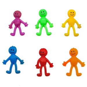 ของเล่นตุ๊กตา TPR ยืดหยุ่นเหนียวหนึบ - ของเล่นบีบคลายเครียดพลาสติกนิ่ม สำหรับบรรเทาความเครียด แสดงอารมณ์ตลกๆ ของชำร่วยงานปาร์ตี้สำหรับเด็กและผู้ใหญ่ - Product Image 3