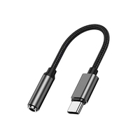 Adaptateur audio USB-C vers jack 3,5 mm pour écouteurs, câble convertisseur USB 3.5 pour P30 Pro Mi 9 8