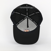 Casquettes de golf sportives à 5 panneaux avec patch brodé, casquettes de baseball imperméables, gorras avec cordon, motif de lettres sportives découpées au laser