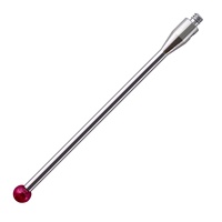 M2-30mm Length3mm Ruby Ball Carbure De Tungstène CNC Sonde Tactile Stylet CMM Sonde Tactile Stylet 3D Précision Positionnement Stylet