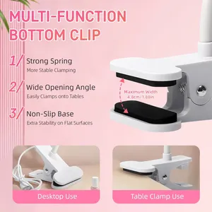 Lámpara UV LED para Uñas con Clip y Tubo Flexible, Secador de Manicura, Luz UV para Curado de Resina y Arte de Uñas - Product Image 4