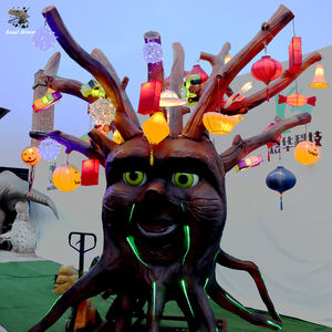 Op maat gemaakte geanimeerde plantenmodel, levensgrote animatronische pratende boom - Product Image 6