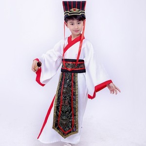 Kostum Hanfu Anak-anak Baru Set Gaun Bayi Pakaian Panggung Pertunjukan Kuno Cosplay Anak Laki-laki Pakaian Tradisional Cina Anak-anak - Product Image 3