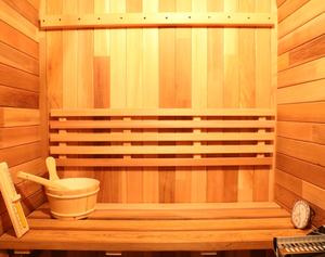 Sauna extérieur de luxe à bas <span class=keywords><strong>prix</strong></span> d'usine en cèdre rouge sauna carré traditionnel à vapeur en <span class=keywords><strong>bois</strong></span> massif pour 2 personnes à vendre - Product Image 6