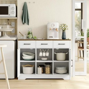 La cómoda moderna de pie se puede utilizar como cómoda y como almacenamiento de ropa para el dormitorio de los niños - Product Image 2