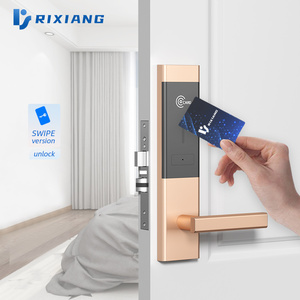 Cerradura electrónica de puerta RFID con Software rf, cerrojo de puerta con manija, para HOTEL - Product Image 2