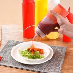 High Quality Squeeze <strong>Bottle</strong> Plastic <strong>Ketchup</strong> <strong>Bottle</strong> Salad Dressing Sauce <strong>Bottle</strong> - Product Image 2
