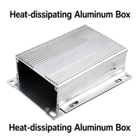 Boîtier en aluminium extrudé pour dissipation thermique, boîtier de projet en aluminium pour alimentation électrique, contrôle industriel, module de circuit imprimé
