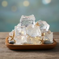 Fabrik-Großhandel Klares Kristall-Jellywachs / Gelwachs für DIY Duftkerzenherstellung, Ungiftiges Transparentes Kerzenwachs-Material